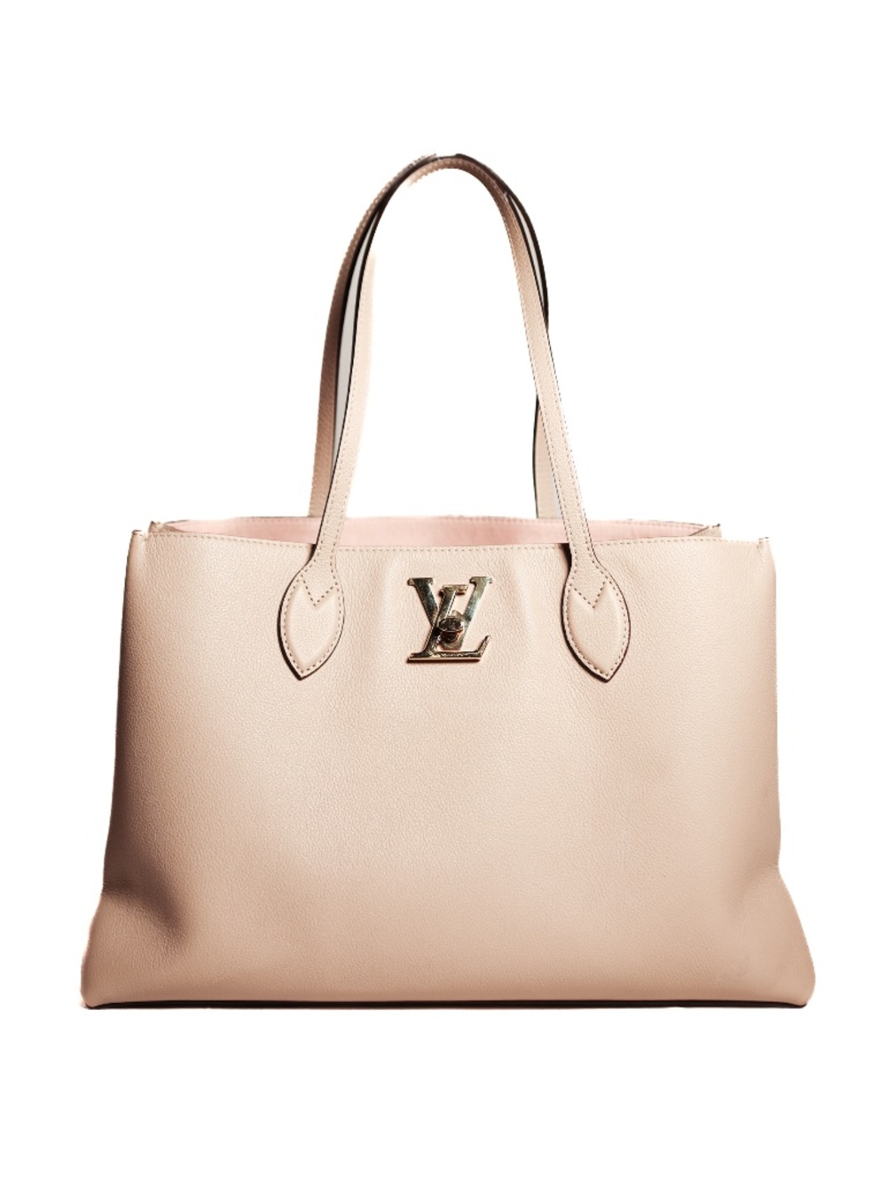 Louis Vuitton Lock Me Shopper Tote Bag Calf